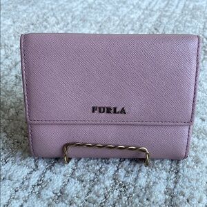 Furla Lavender Wallet with Silver Hardware